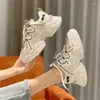 Sıradan Ayakkabılar Mesh Tenis Feminino Zapatos Kadınlar için Zapatillas Mujer Chaussure Femme Koşu Gözlüklü Sneaker Platform Kadınlar