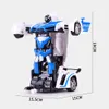 RC Car Transformation Robots Sports Vehicle Model Drift Toys Cool Deformation Kids Gifts For Boys 240321