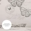 Linon Butterfly, chaise Lily en lin café, 21,5 de large, 29,5 de profondeur x 31,5 pouces de haut