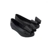 Sandali Scarpe da donna Genitore-figlio Jelly Summer Slope Heel Low Top Bow Single Momy And Me Fish Mouth