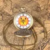 Pocket Vintage Watch Contellations Zodiac Мужчины женщины аналоговые часы Quartz с подарками на день рождения с ожерельем