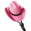 Hundkläder Lovely Cat Cowboy Hat Star Justerbar huvudbonad huvudbonad rolig PO -rekvisita