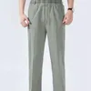 Pantalons pour hommes pantalons hommes poche lin décontracté large droit style coréen mode dans la tendance classique vente élégante