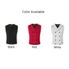 Men's Vests Fashion Men Business Double Breasted Suit Vest 3D Floral Printed Waistcoat Slim Formal Gothic Steampunk Victorian Clothing