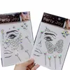 glitter Face Jewelry Sticker Face Jewels Diamd Makeup Art Eyeliner Temporary Tattoo Party Bady Makeup Tools Eye Rhinestes J3Gj#