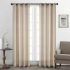 Curtains Linen SemiBlackout Curtains For Kitchen Bedroom Treatment Solid Colors Window Curtains for Living Room Custom Size