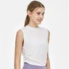 Actieve shirts Slim Fit Ademend Buitensporten Klein vest Mouwloos touw Yoga Kiel Dames Dans Sneldrogende Fitnesskleding Top