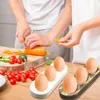 Storage Bottles 3 Holes Egg Holder Multipurpose Tabletop Display Wooden Plate For Household Fridge Refrigerator Restaurant