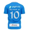 Riyadh New Moon Away No. 10 Neymar Jerseys 2023 2024 Ronaldo Martinez Konan Vincent Men en Kids voetbalshirt