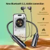 Kulaklıklar 4 Hoparlörler Kablosuz Kulaklık Fon Bluetooth 5.3 Boyun Bandı Kulaklıkları Hifi Stereo Spor Kulaklık Yular Su Geçirmez Manyetik Kulakbu