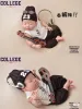 Necklaces Newborn Photography Props Boy Outfit Rock Clothes Hat Necklace Earphone Guitar Backdrop Baby Photo Shoot Costumes Accessories