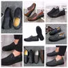 Удобная мужская обувь GAI, черные туфли с круглым носком, вечерние костюмы для банкетов на открытом воздухе, мужская дизайнерская обувь на деловом каблуке, 38–50 евро, мягкие ткани