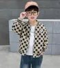 Barnjackor 2024 Spring och Autumn Outwear Boys Baseball Coat Baby Fashion Trend Children's Jackets Top