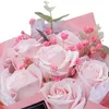 Decoratieve bloemen Soap Flower Bouquet Pography Props Mother's Day Gift Artificial for Party Engagement Wedding Thanksgiving Ceremony