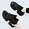 Zapatos informales para mujer, zapatillas para correr, moda, calzado con plataforma para correr al aire libre, caminar, gimnasio, deportes de malla de viaje