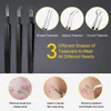 10pcs acné points noirs enlèvement aiguilles points noirs nettoyant comède extracteur kit outil de nettoyage en profondeur visage nez outils de soins de la peau X9V8 #