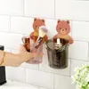 Set di accessori per il bagno Portaspazzolino creativo Organizzatore per il bagno Portaoggetti per dentifricio Rasoio Dispenser per spazzolino da denti Accessori Strumenti