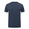 T-shirt à manches courtes pour hommes, décontracté, frais, à séchage rapide, respirant, fin, ample, en soie glacée, sport d'été