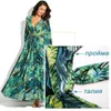 Vrouwen bloemenprint korte mouw Boho jurk designer jurk avondjurk feest lange maxi jurk zomer zonnejurk kleding jurken voor dames 002