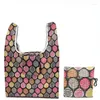 Shopping Bags Tote Bag Animal Flower Print Women Foldable Recycle Grocery Storage Fashion Female Supermarket Shopper