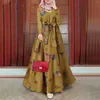 Vêtements ethniques Musulman Hijab Robe longue Robe à manches longues Robes imprimées pour femmes Abayas Dubaï Abaya Ramadan Turquie Modeste Arabe Kaftan Robe