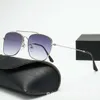 2 szt. Moda luksusowy projektant 2024 Nowy podwójny belka Odwrotna gięcie spolaryzowane okulary przeciwsłoneczne Tiktok Red Driving Sun Sun Cloude Mens Sunglasses