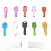 Keychains Sabre Mini Folding Swiss Fruit Outdoor Gadgets Key Shape Pocket Keychain Knifes Tool Självförsvar Kedjfärger Kniv Mult WCJHS