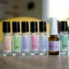 24 Stuks 10 Ml Plain Helder Glazen Roll Flessen Lege Stainl Staal Rollerball Fles Voor Essentiële Oliën Lipgloss parfum C3tE #