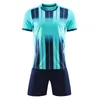 2023 Student Football Uniform Tracksuit Set Men Boys Jersey Custom Soccer Shirt Clothes Set 240318