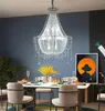 Ljuskronor Guldfinish Empire Crystal Chandelier Lighting för matsal Living Foyer Hall Bedroom Entryway Led Dimable