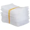 Cadeau cadeau 100pcs 15x20cm enveloppe en plastique blanc sacs d'emballage à bulles PE clair sac d'emballage antichoc double film