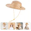 Bérets enfants chapeau de paille enfants soleil plage en plein air