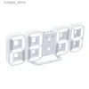 Relojes de mesa de escritorio 3D Morden LED Digital Reloj de pared mesa escritorio despertador lámpara de luz nocturna duradera para el hogar Oficina L240323