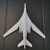 Planmodell leksak 1/200 skala Rysslands Air Force Tupolev TU-160 TU160 Diecast Alloy Metal Replica Aircraft Model Toy for Collection 240314