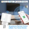 Заглушки Choifoo Homekit Matter16a Smart Plugul Wi -Fi Socket Eu Мониторинг мониторинга Alexa J15e Matter Timing Работает с Google Home, Homekit, S