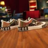 Schoenen Nieuwe schoenen voor mannen Leer Casual schoenen Spring Trend Print Flat Skateb Shoes Youth Street Cool Slipon Loafers