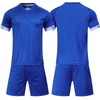 Hommes Garçons Soccer Jersey Set Adulte Enfants Football Uniforme À Manches Courtes Survêtement Personnalisé Enfant Sports Costumes Futbol vêtements 240312