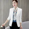 Blazer dames poche veste coupe ajustée à manches longues Style coréen bureau traf tangada 240318