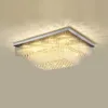 Rechthoekige kristallen plafondlamp moderne luxe decoratieve binnenkroonluchter voor woonkamer-slaapkamerdecoratie