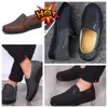 Modell Formal Designer GAI Mans Black Shoes Point Toe Party Bankette Anzug Herren Business Heel Designer Minimalistischer atmungsaktiver Schuh EUR 38-50 Softs