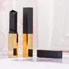 wholesale Bottiglie di rossetto vuote da 12,1 mm Tubi per lucidalabbra a riempimento diretto in oro nero Bottiglia per balsamo per labbra Tubi per rossetto Bottiglie per labbra e5kp #