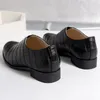 Casual skor män loafers båt för formell klänningskontor karriär hög kvalitet storlek 40-46 slip-on manlig mode mjuk