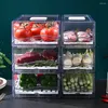 Storage Bottles Stackable Refrigerator Organizer Cubes Drawer-Type Fridge Food Container Reusable For Egg