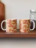 Canecas Spaghetti Hoops Fundo Abstrato Caneca de Café Personalizada Turista