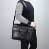 Портфели, мужской портфель, сумка на плечо, деловая сумка-мессенджер из искусственной кожи, мужская офисная сумка A4, мужская сумка для ноутбука