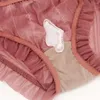 Mutande da uomo sexy Sissy in pizzo a rete custodia rigonfiamento vedere attraverso mutandine trasparenti perizoma perizoma intimo slip maschile traspirante