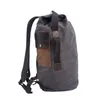 Rucksack Vintage Canvas Große Kapazität Zylindertasche Outdoor Sport Reisen Bergsteigen