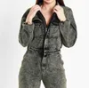 Groothandel denim overalls Hoge kwaliteit dames utility overall jumpsuits dames