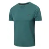 Ice Silk Short Sleeved Men's Sports Summer T-shirt Casual Quick Torkning av andas tunna löst överdimensionerade löpande topp