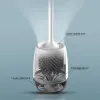 Cabeça de silicone escova de vaso sanitário drenagem rápida ferramenta limpa montagem na parede ou chão escova de limpeza acessórios do banheiro
